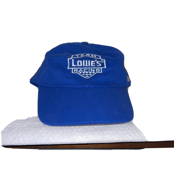 Baseball Cap, Lowes Racing Blue/White - Picture 1 of 1